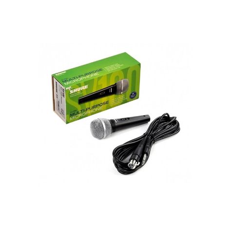 Microfono Dinamico Sv100 Shure Color Negro-1