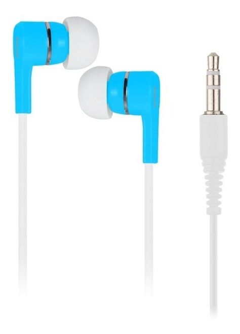 Audifono Alambrico Blanco Con Azul Philco-0