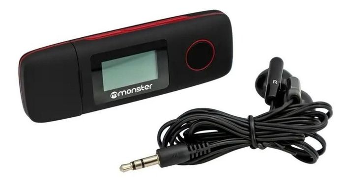 Reproductor Mp3 16gb Radio Fm Monster Con Grabador De Voz-2