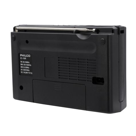 RADIO IC 18-R MULTIBANDAS RECARGABLE USB/SD/AM/FM PHILCO-3