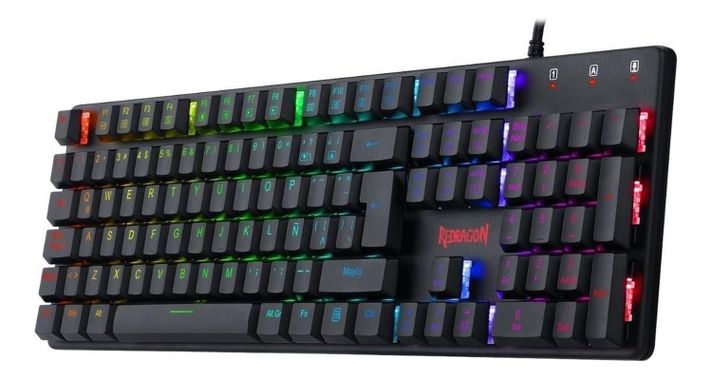 TECLADO GAMER MECANICO SHRAPNEL RGB K589RGB-SP REDRAGON-1