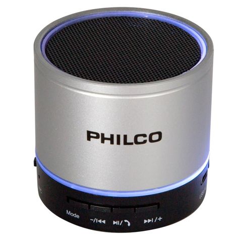 PARLANTE PORTATIL BLUETOOTH-USB P295 PLATA PLOMO PHILCO-0