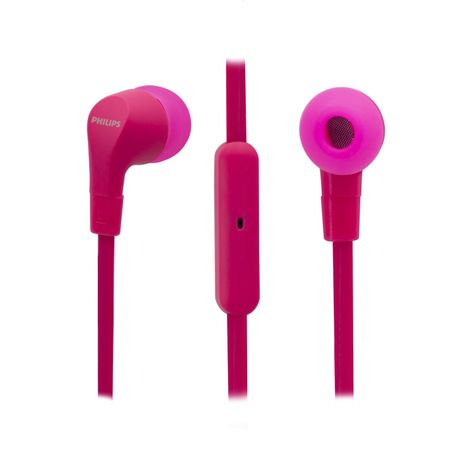 Audifonos Philips Tae1105 Manos Libre Rosado-3