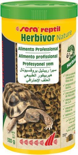Alimento Reptiles, Sera Reptil Herbivor Nat 1000ml 330 Gr-0