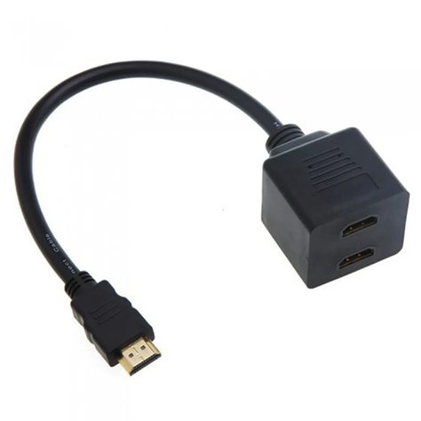 Cable HDMI, splitter 1 entrada , 2 salidas-0