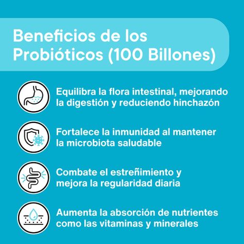 Probióticos 100 Billones 14 Cepas - 60 Cápsulas Vegetales-3