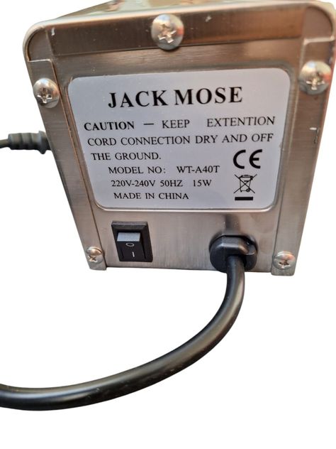 Motor spiedo 40 kg + tridente 1.2 mts acero inoxidable -2