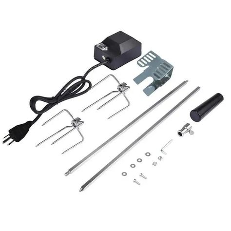 Spiedo 15kg  + Tenerdores y espada acero inoxidable 90 cm-0
