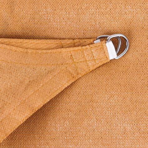 Vela sombreadora triangular beige 5x5x7 m-2
