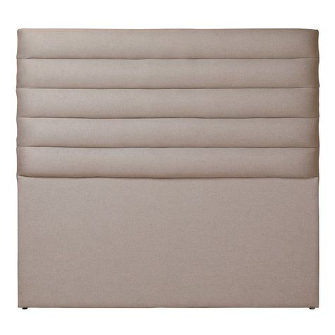 Respaldo Tubular Horizontal Beige Super king-1