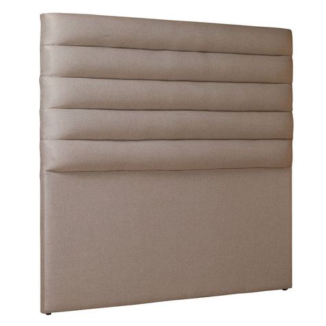 Respaldo Tubular Horizontal Beige Super king-0