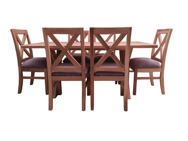 Comedor Cruz 6 silla Cruz Gris-1