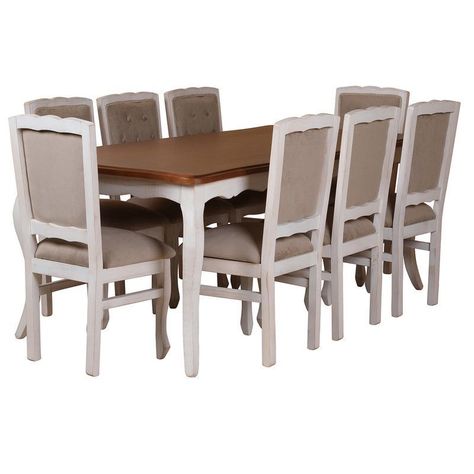 Comedor Normando miel 100x200 tapizado Beige-0