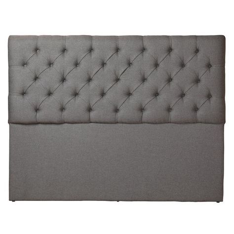 Respaldo Capitoné Gris Super King-1