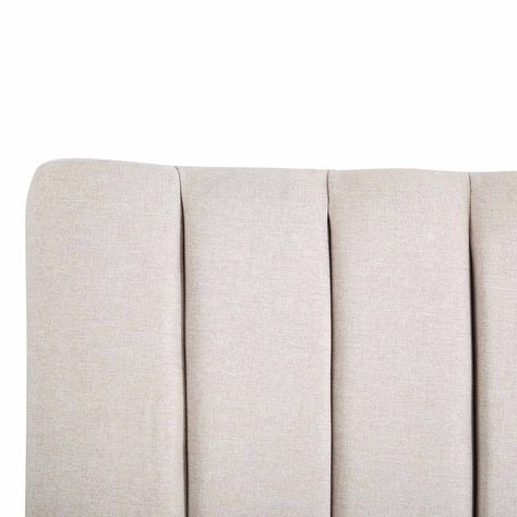 Respaldo Tubular Vertical Beige Super king-2