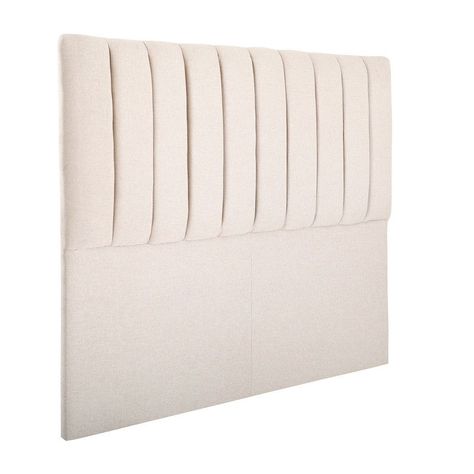 Respaldo Tubular Vertical Beige Super king-0