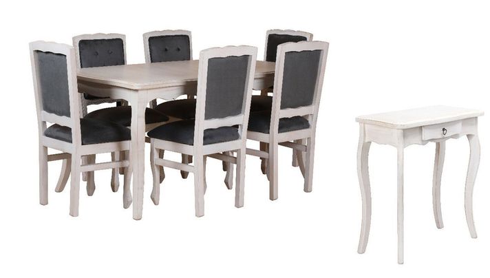 Comedor 90x160 Gris + Mesa de Arrimo-0