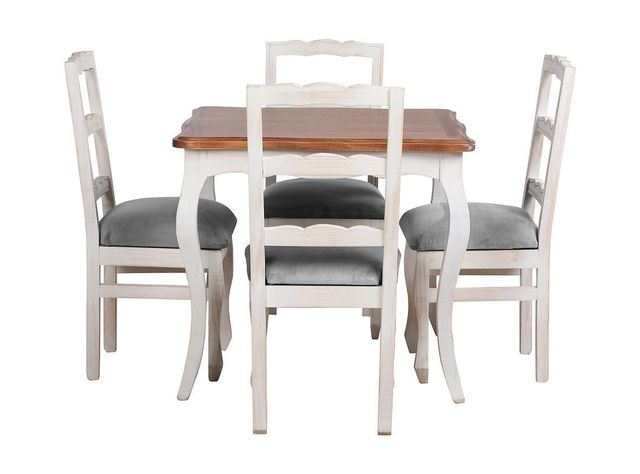 Comedor Normando 100x100 - 4 sillas-1