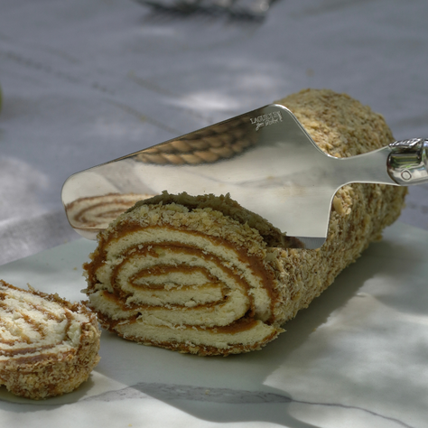 Espatula torta amarillo fruity Laguiole Jean Dubost - sin caja-1