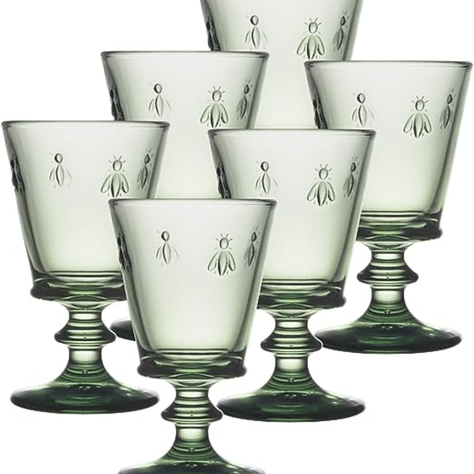 SET 6 COPAS ABEJA OLIVA 240ML-1