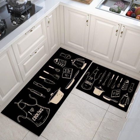 Alfombras para cocina lavables, antideslizante #10-0