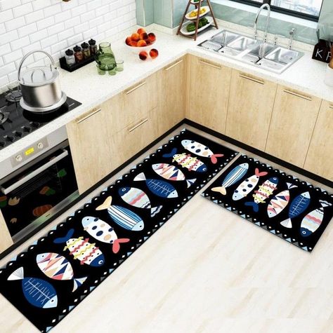 Alfombras para cocina lavables ,antideslizante #25-0