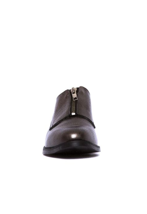 Zapato Mujer De Cuero Leonor C3 Metalico-2