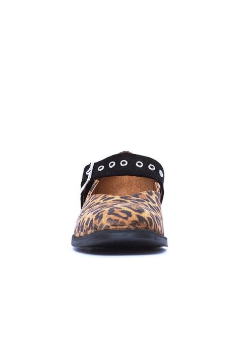 Zapato Mujer De Cuero Malala C1 Print Negro-2