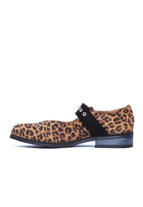 Zapato Mujer De Cuero Malala C1 Print Negro-3
