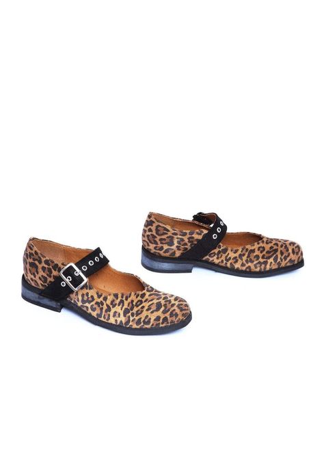Zapato Mujer De Cuero Malala C1 Print Negro-5
