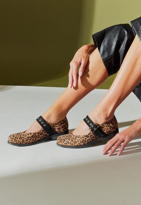 Zapato Mujer De Cuero Malala C1 Print Negro-7