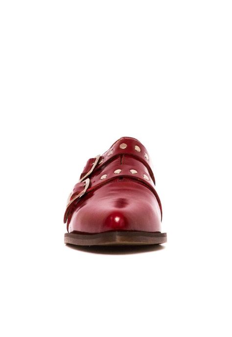 Zapato Mujer De Cuero Juana Burdeo C2-2