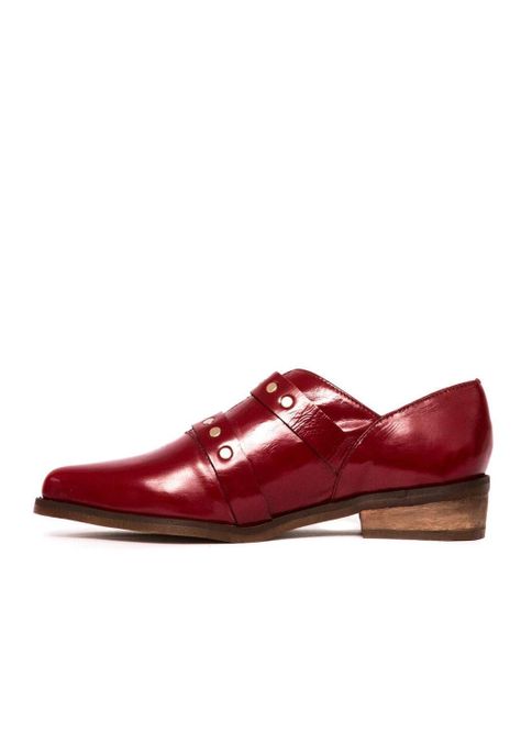 Zapato Mujer De Cuero Juana Burdeo C2-3