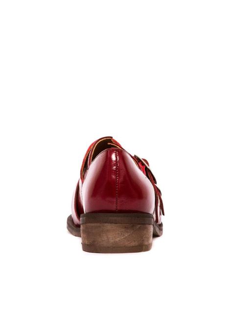 Zapato Mujer De Cuero Juana Burdeo C2-4