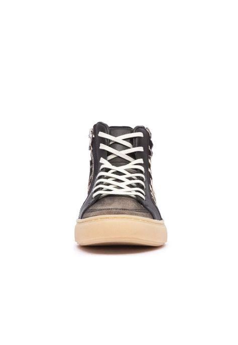 Zapatilla Mujer De Cuero Miriam Zebra C2-2