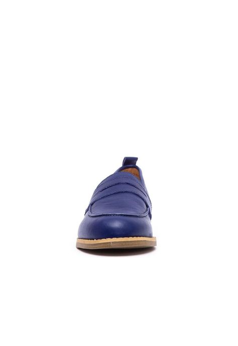 Mocasin Mujer De Cuero Coligue C14 Azul-2