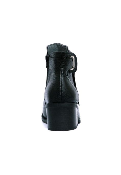 Botin Mujer De Cuero Grace C1 Negro-4