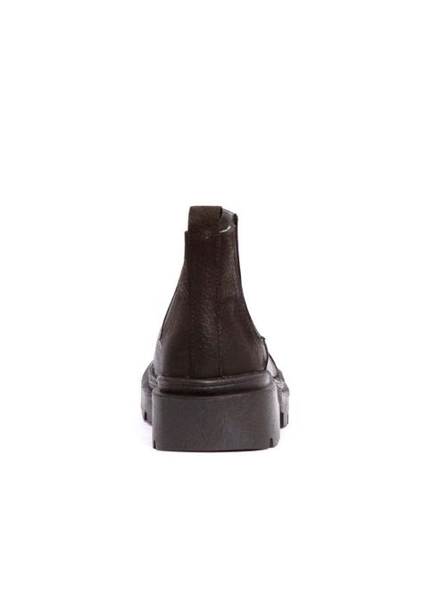 Botin Mujer De Cuero Celia Negro C1-5