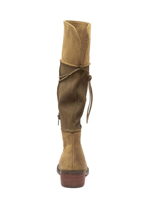 Bota Mujer De Cuero Jade Verde C3-5