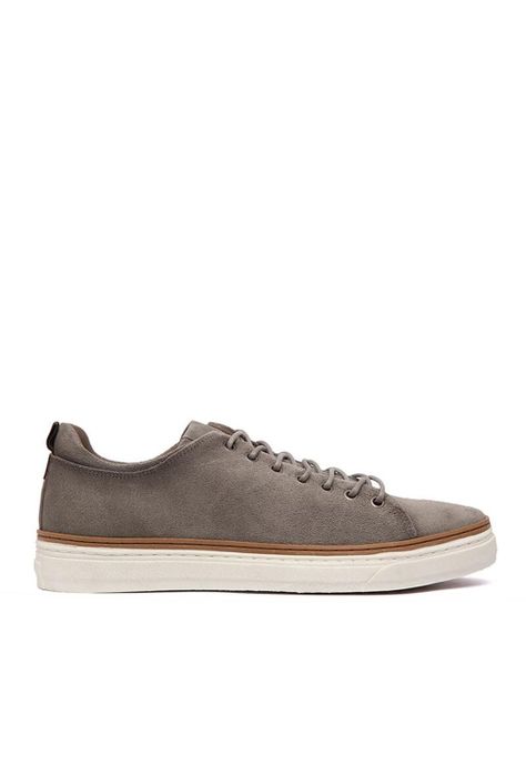 Zapatilla Hombre De Cuero Julio C2 Gris-0