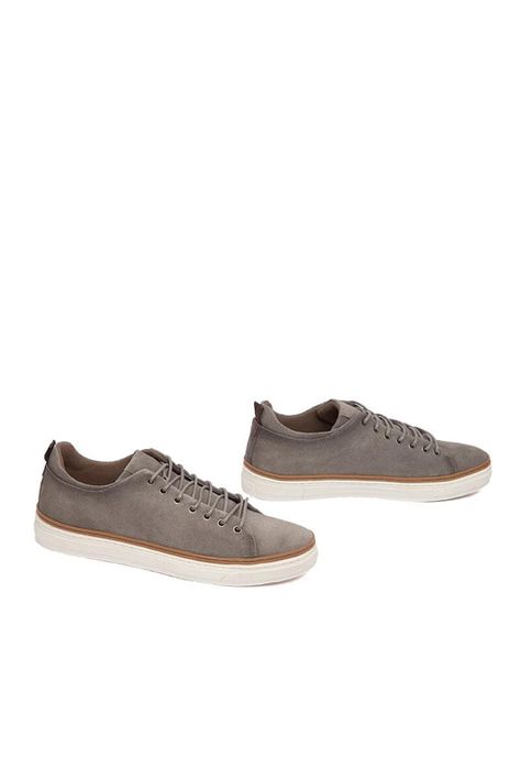 Zapatilla Hombre De Cuero Julio C2 Gris-5