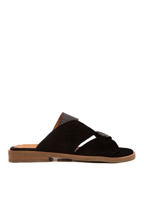 Sandalia De Cuero Turpial C10 Negro Giani Dafirenze-4