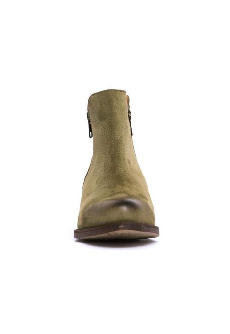 Botin Mujer De Cuero Lena C3 Verde -2