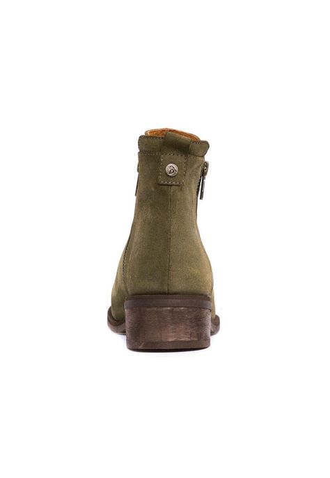 Botin Mujer De Cuero Lena C3 Verde -4