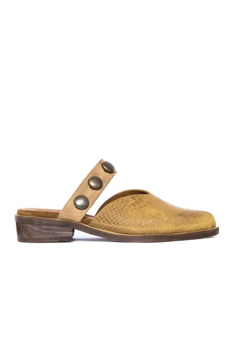 Babucha Mujer De Cuero Pibi C46 Camel-0