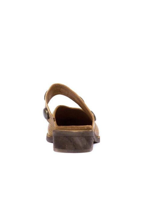 Babucha Mujer De Cuero Pibi C46 Camel-4