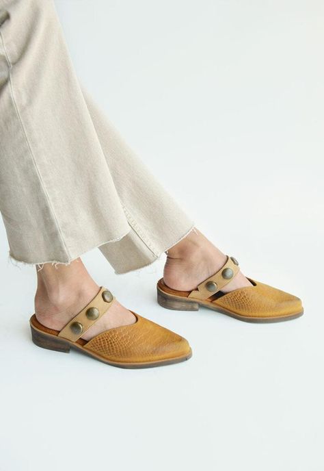 Babucha Mujer De Cuero Pibi C46 Camel-6