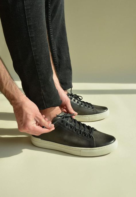 Zapatilla Hombre De Cuero Lilo C2 Negro-6