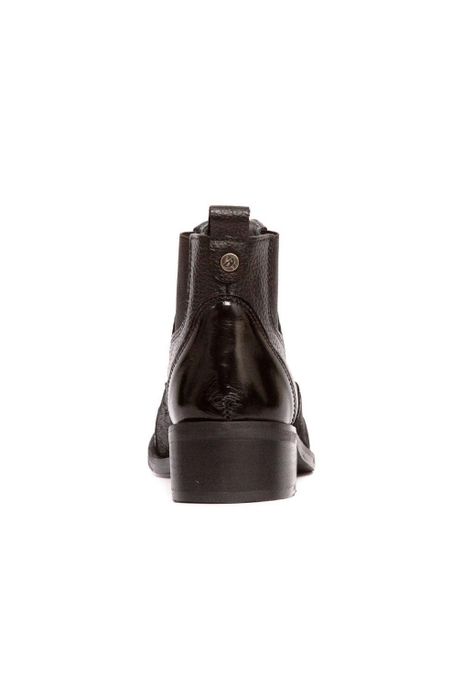 Botin Mujer De Cuero Diana C1 Negro -4