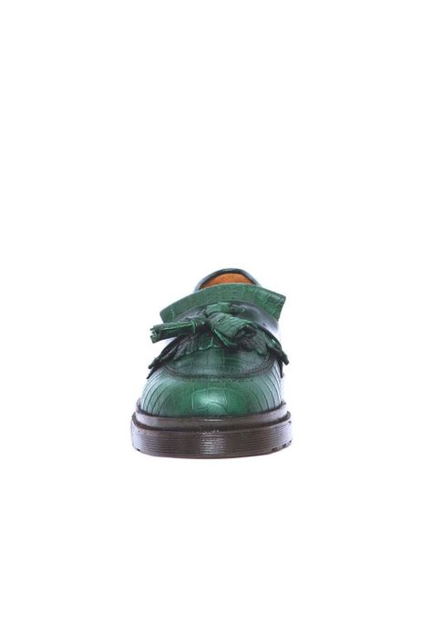 Mocasin Mujer De Cuero Matilde Verde C9-2
